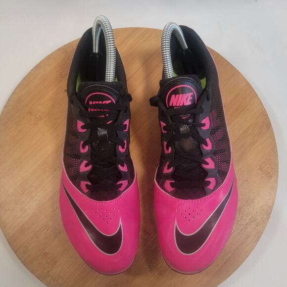 Nike Zoom Rival S Track and Field Sneakers Shoes Women 9.5 Pink Black - Picture 5 of 14